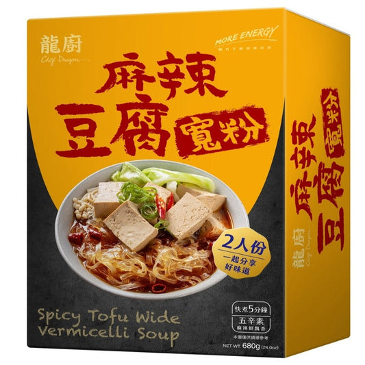 【Chef Dragon】Spicy Tofu Wide Vermicelli 340g 龍廚麻辣豆腐寬粉340克