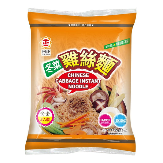 【Sunright】Chinese Cabbage Instant Noodle Pack of 2 日正冬菜雞絲麵2袋
